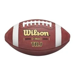 Wilson TDJ Junior Leder Football, Jugend Spielball - Braun