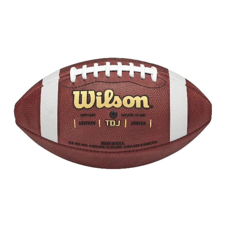 Wilson TDJ Junior Leder Football, Jugend Spielball - Braun 2 Wilson TDJ Junior Leder Football, Jugend Spielball - Braun – Bild 2