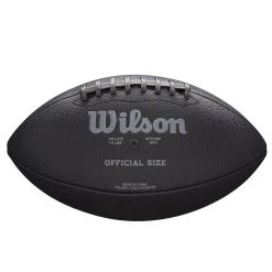 Wilson WTF1846 NFL Jet Black Composite Football Official Size, Größe 9 - Schwarz